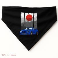 Jdm Skyline R34 Car Tuning Japan Rising Sun Drift USA-Made Doggie Bandana thumb 0