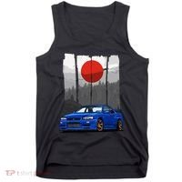 Jdm Skyline R34 Car Tuning Japan Rising Sun Drift Tank Top thumb 0