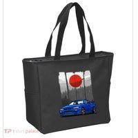 Jdm Skyline R34 Car Tuning Japan Rising Sun Drift Tote Bag thumb 2