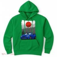 Jdm Skyline R34 Car Tuning Japan Rising Sun Drift Hoodie thumb 0