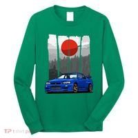 Jdm Skyline R34 Car Tuning Japan Rising Sun Drift Long Sleeve Shirt thumb 0