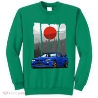 Jdm Skyline R34 Car Tuning Japan Rising Sun Drift Sweatshirt thumb 0