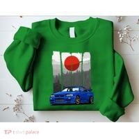 Jdm Skyline R34 Car Tuning Japan Rising Sun Drift Sweatshirt thumb 2