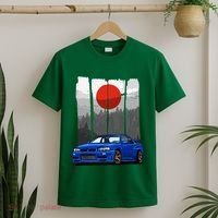 Jdm Skyline R34 Car Tuning Japan Rising Sun Drift T-Shirt thumb 2
