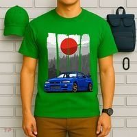Jdm Skyline R34 Car Tuning Japan Rising Sun Drift T-Shirt thumb 6