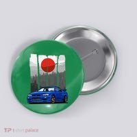 Jdm Skyline R34 Car Tuning Japan Rising Sun Drift Button thumb 0