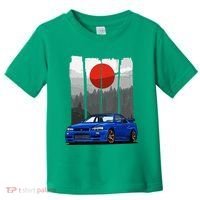 Jdm Skyline R34 Car Tuning Japan Rising Sun Drift Toddler T-Shirt thumb 0