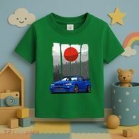 Jdm Skyline R34 Car Tuning Japan Rising Sun Drift Toddler T-Shirt thumb 3