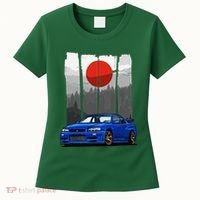 Jdm Skyline R34 Car Tuning Japan Rising Sun Drift Women's T-Shirt thumb 0