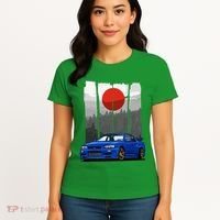 Jdm Skyline R34 Car Tuning Japan Rising Sun Drift Women's T-Shirt thumb 4