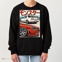 JDM Skyline R32 Car Tuning Japan Rising Sun Drift Women's Sweatshirt thumb 0