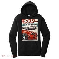 JDM Skyline R32 Car Tuning Japan Rising Sun Drift Women's Hoodie thumb 0