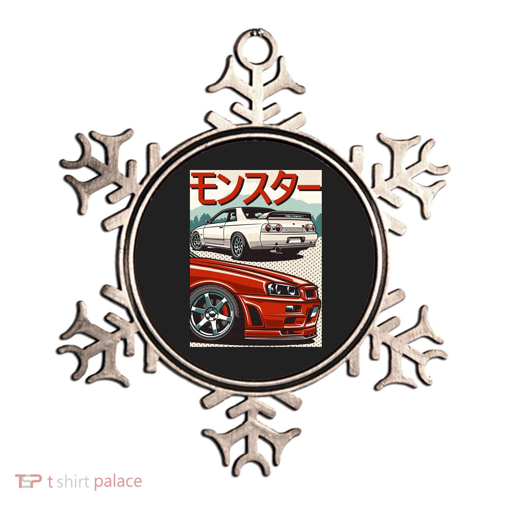 JDM Skyline R32 Car Tuning Japan Rising Sun Drift Ornament
