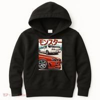 JDM Skyline R32 Car Tuning Japan Rising Sun Drift Kids Hoodie thumb 0