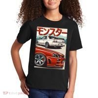 JDM Skyline R32 Car Tuning Japan Rising Sun Drift Kids T-Shirt thumb 2