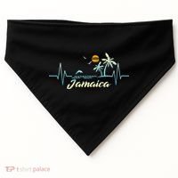 Jamaican Souvenir Spring Break Jamaica USA-Made Doggie Bandana thumb 0