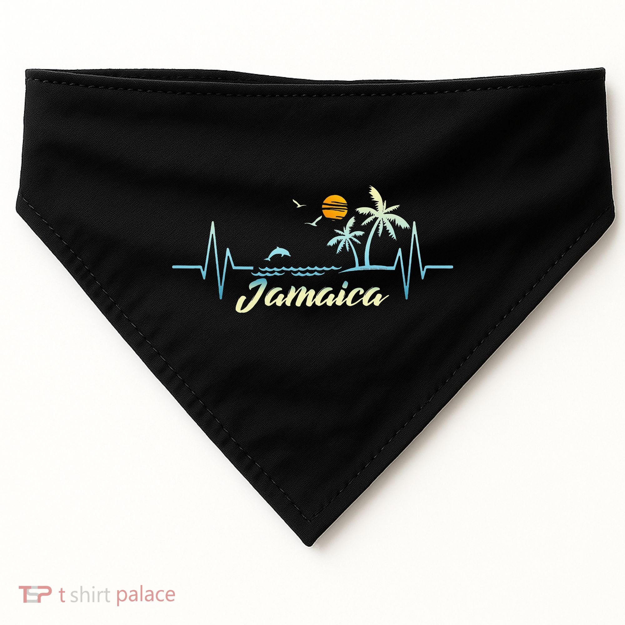 Jamaican Souvenir Spring Break Jamaica USA-Made Doggie Bandana