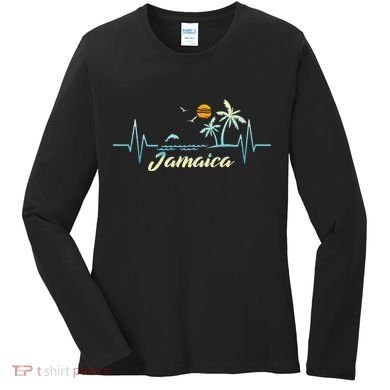 Jamaican Souvenir Spring Break Jamaica Women's Long Sleeve Shirt