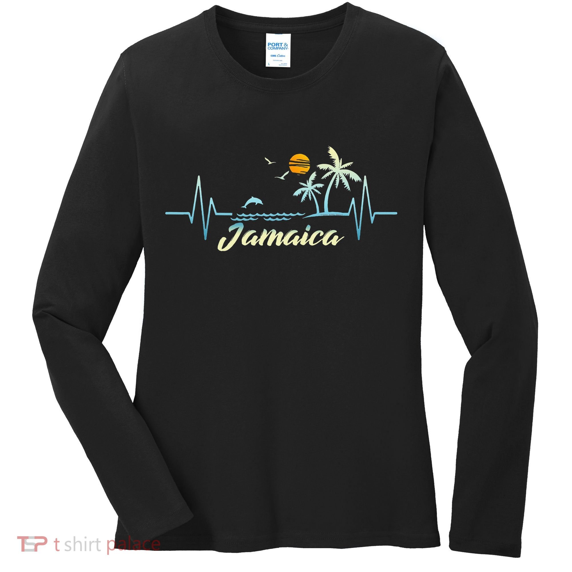 Jamaican Souvenir Spring Break Jamaica Women's Long Sleeve Shirt
