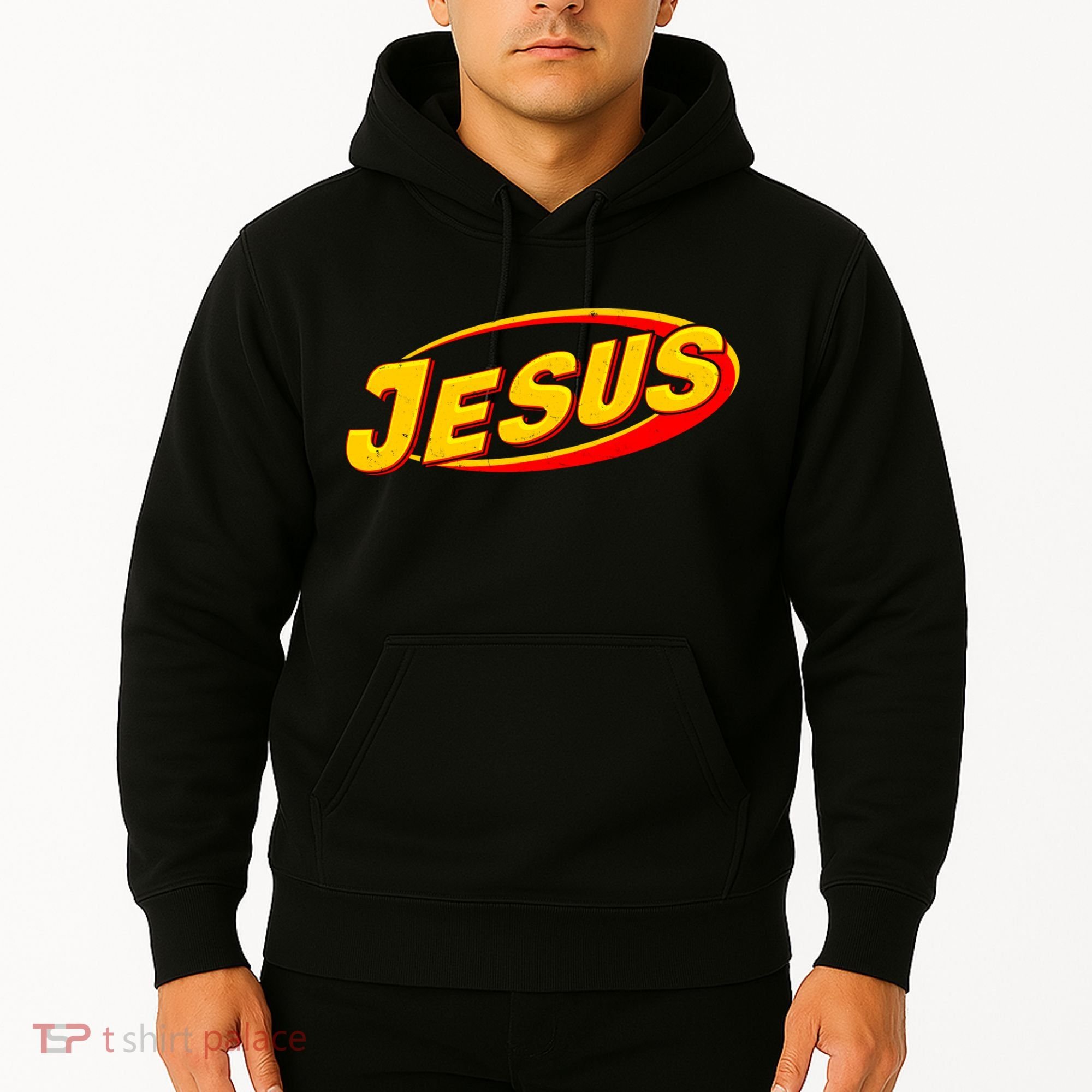 Jesus Sports Style Logo Hoodie