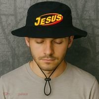 Jesus Sports Style Logo Bucket Hat thumb 2
