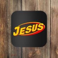 Jesus Sports Style Logo Coaster thumb 0