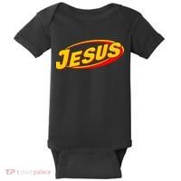 Jesus Sports Style Logo Baby Bodysuit thumb 0