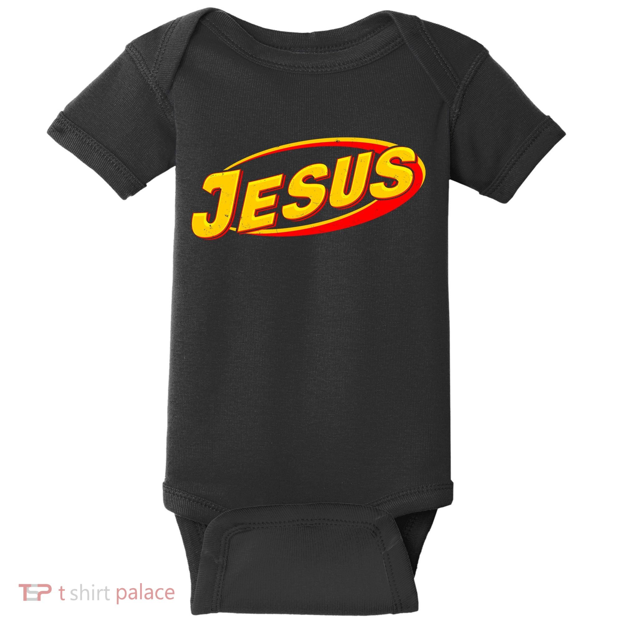 Jesus Sports Style Logo Baby Bodysuit