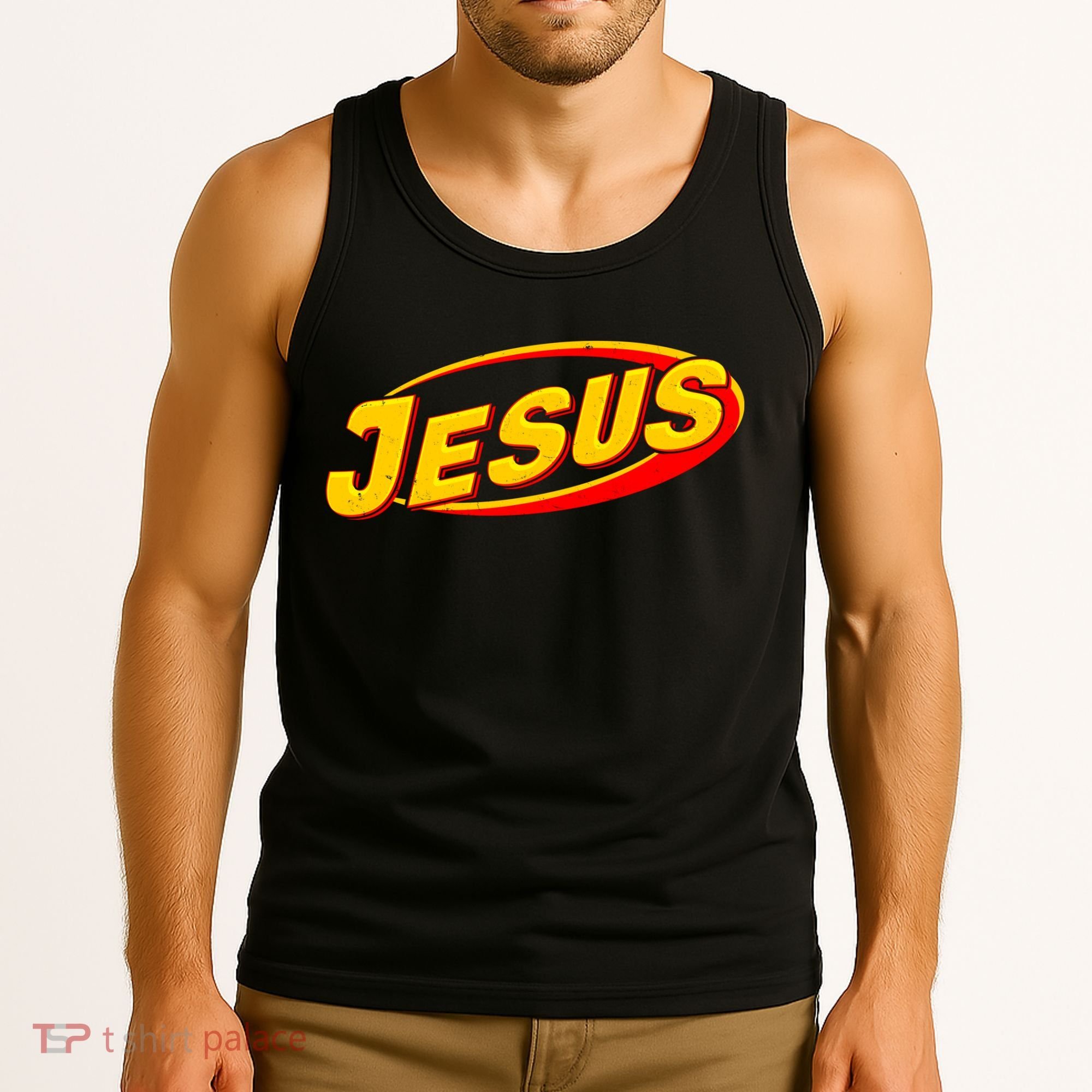 Jesus Sports Style Logo Tank Top