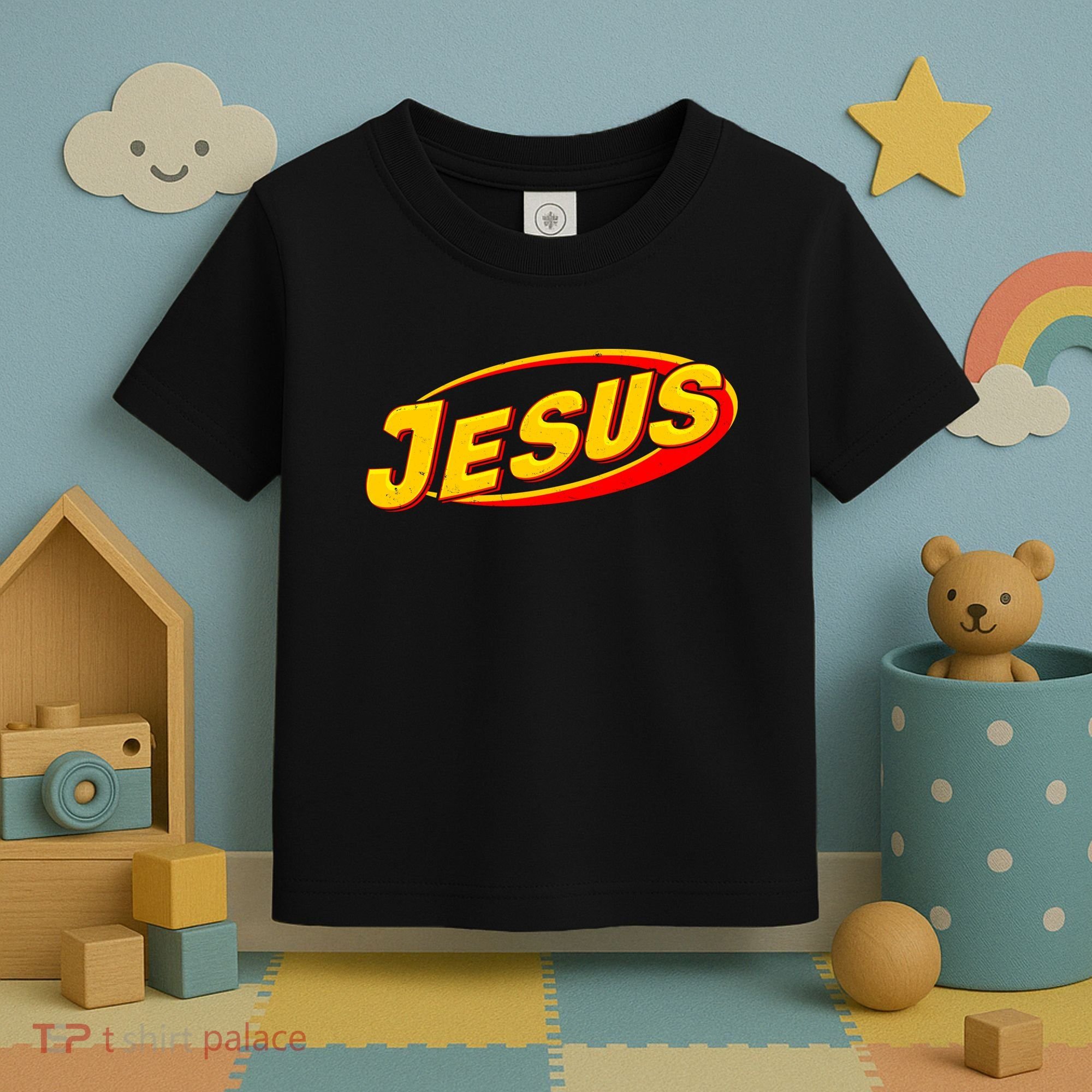 Jesus Sports Style Logo Toddler T-Shirt