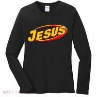 Jesus Sports Style Logo Women's Long Sleeve Shirt thumb 0