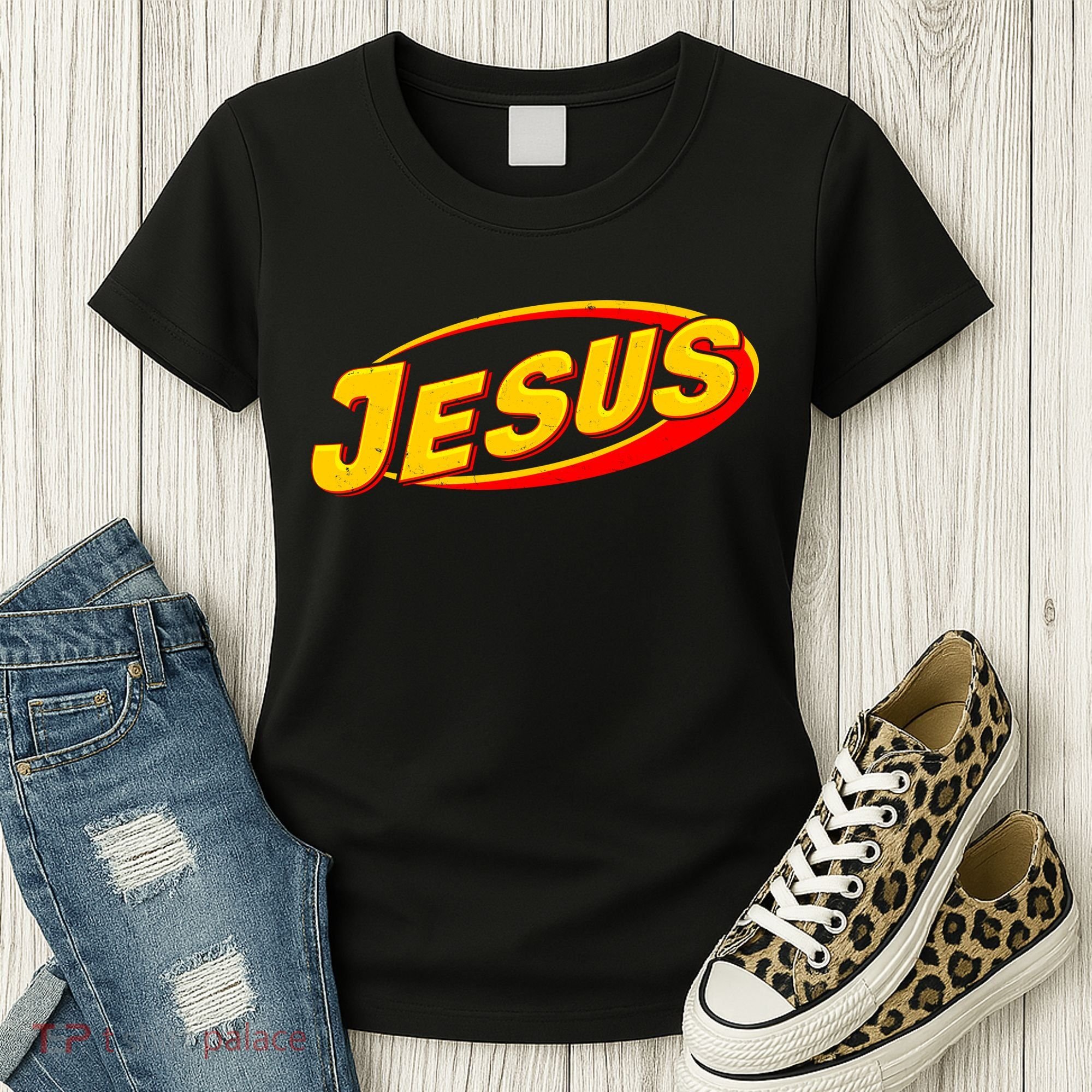 Jesus Sports Style Logo Women's T-Shirt