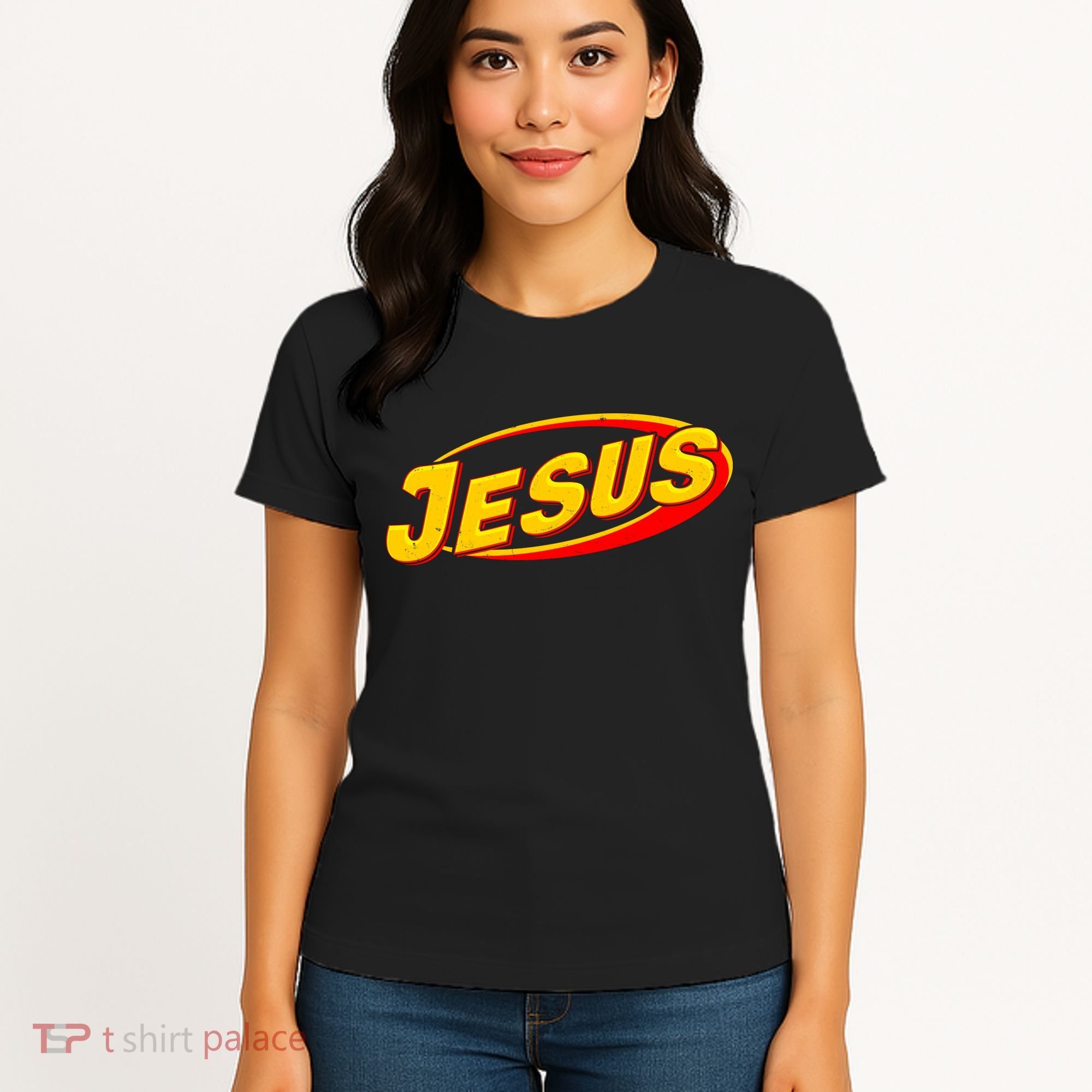 Jesus Sports Style Logo Women's T-Shirt