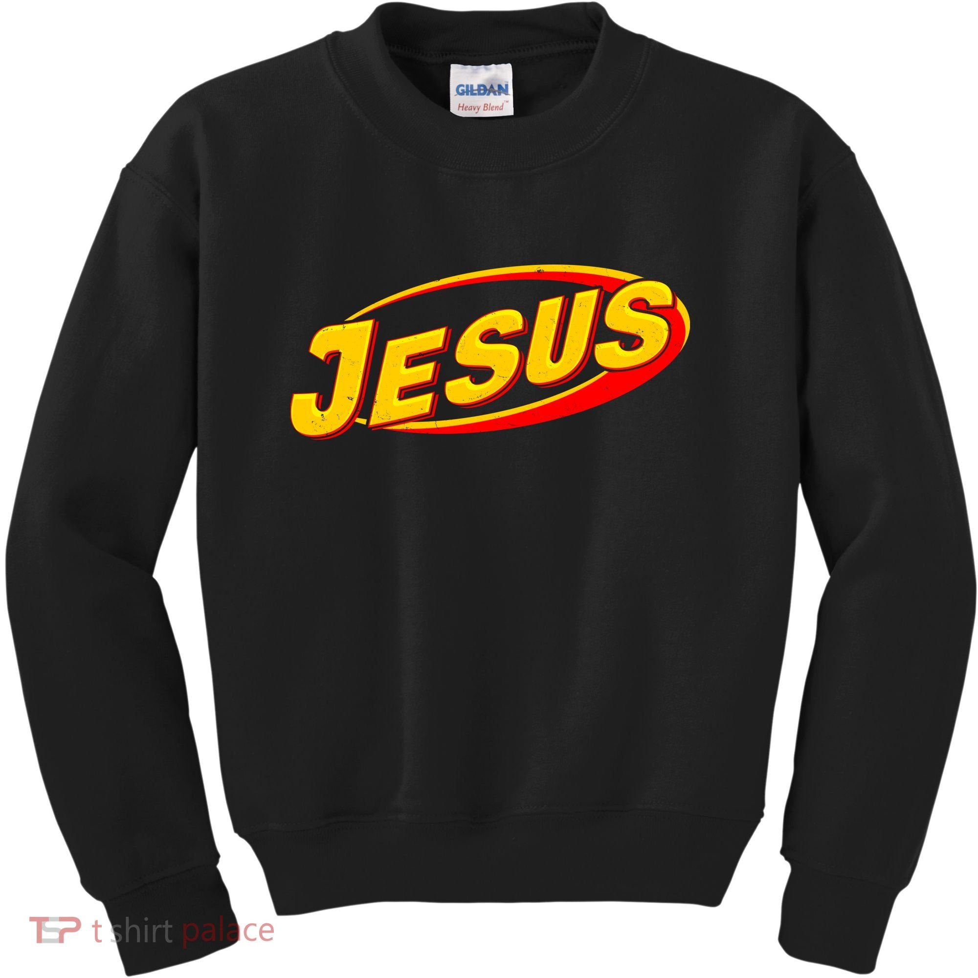 Jesus Sports Style Logo Kids Sweatshirt