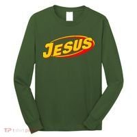 Jesus Sports Style Logo Long Sleeve Shirt thumb 0