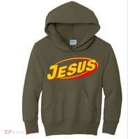 Jesus Sports Style Logo Kids Hoodie thumb 0
