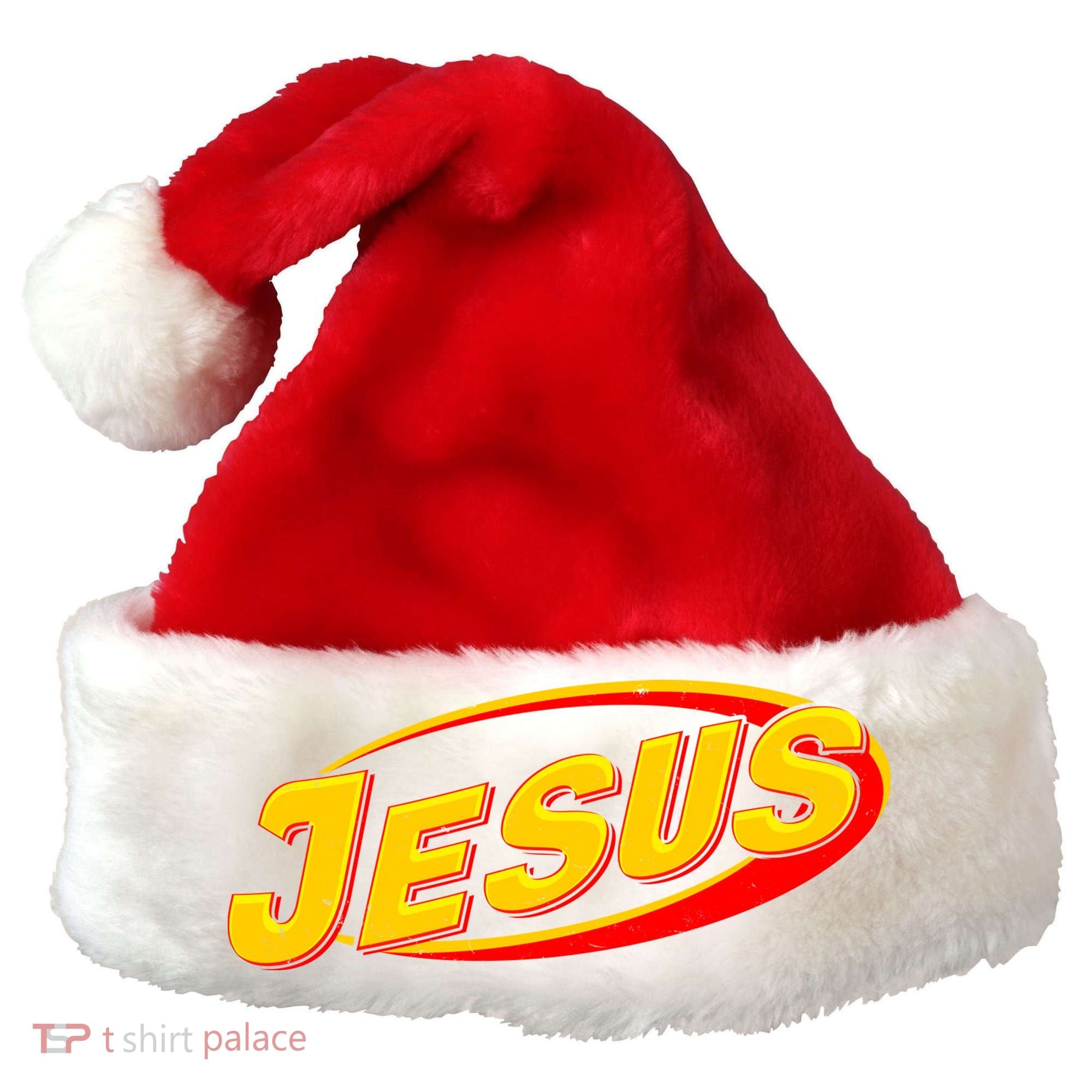 Jesus Sports Style Logo Santa Hat