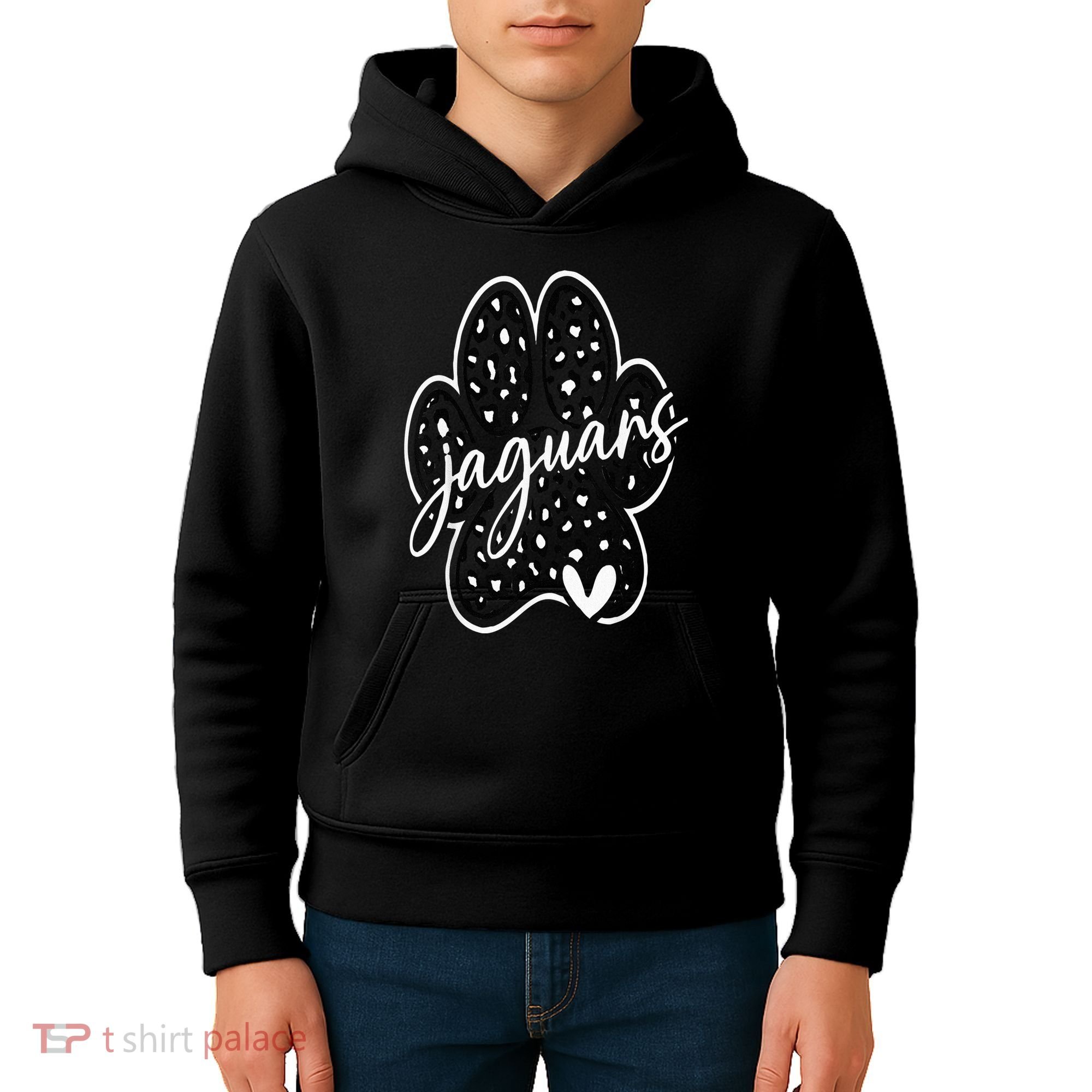 Jaguars School Spirit Team Pride Back To School Kids Hoodie