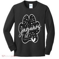 Jaguars School Spirit Team Pride Back To School Kids Long Sleeve Shirt thumb 0