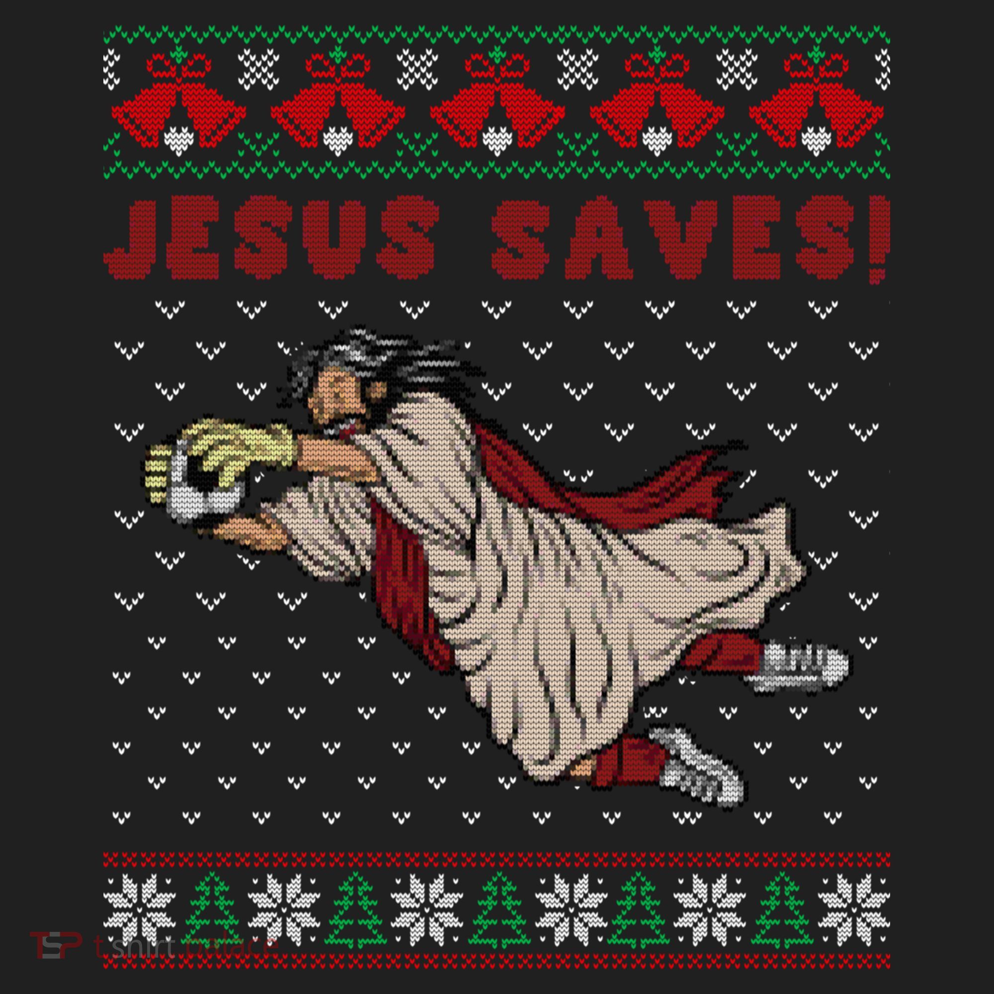 Jesus Saves Soccer Goal Keeper Ugly Christmas Sweater Gift Hat