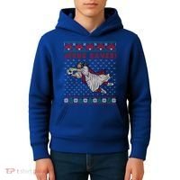 Jesus Saves Soccer Goal Keeper Ugly Christmas Sweater Gift Kids Hoodie thumb 4
