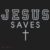 Jesus Saves Simple Cross Logo Christian Faith Hope Love Embroidered Beanie thumb 2
