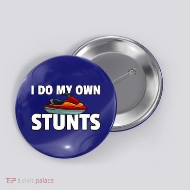 Jet Ski Stunts Gift Jet Skiing Skier Driver Water Sport Gift Button