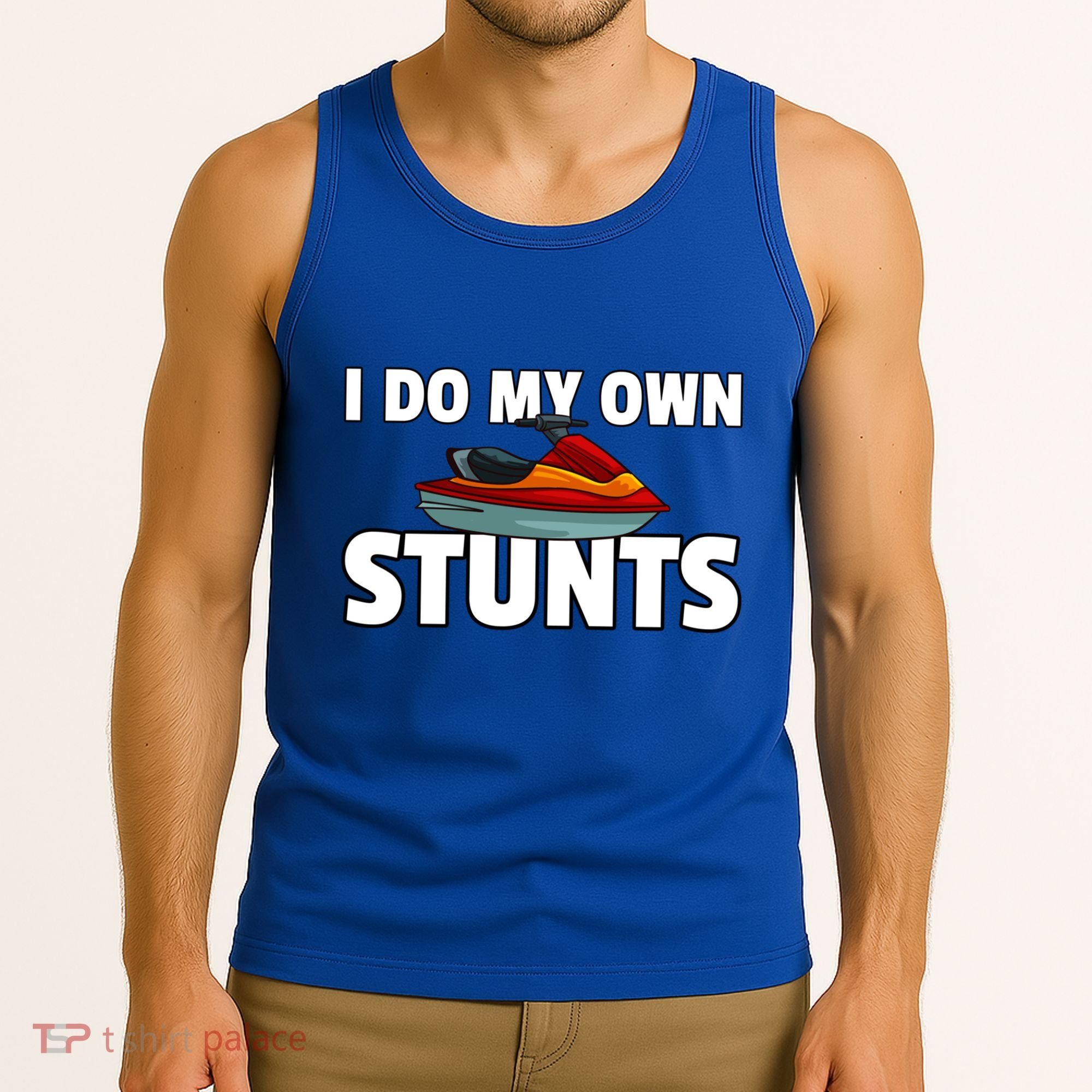 Jet Ski Stunts Gift Jet Skiing Skier Driver Water Sport Gift Tank Top