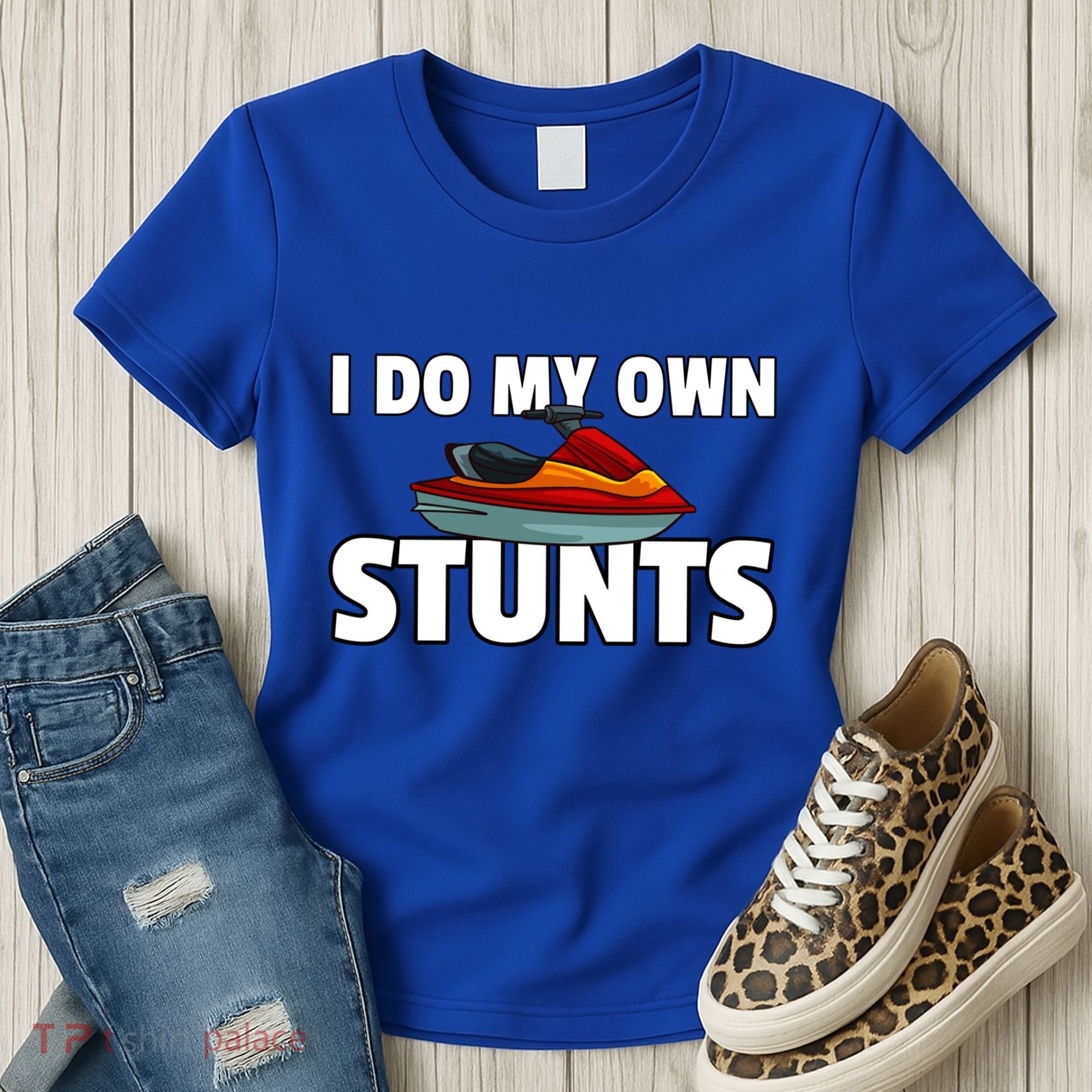 Jet Ski Stunts Gift Jet Skiing Skier Driver Water Sport Gift Women's T-Shirt