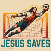 Jesus Saves Soccer Goalkeeper Tote Bag thumb 4