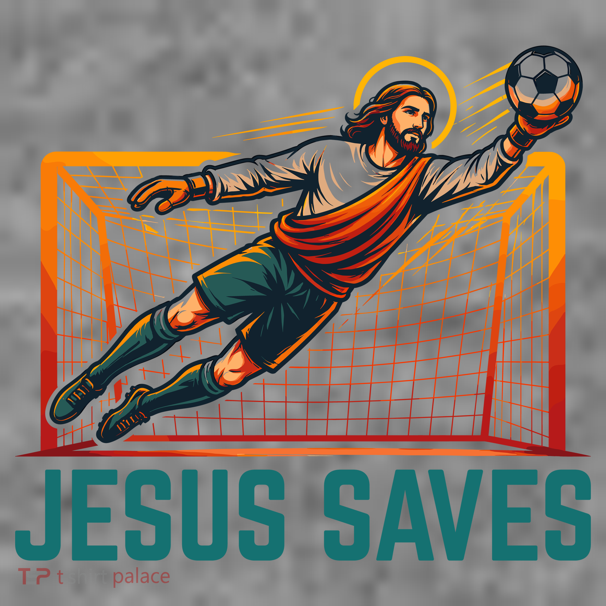 Jesus Saves Soccer Goalkeeper Toddler Hoodie