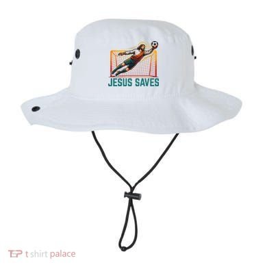 Jesus Saves Soccer Goalkeeper Bucket Hat