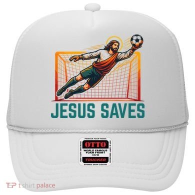 Jesus Saves Soccer Goalkeeper Hat