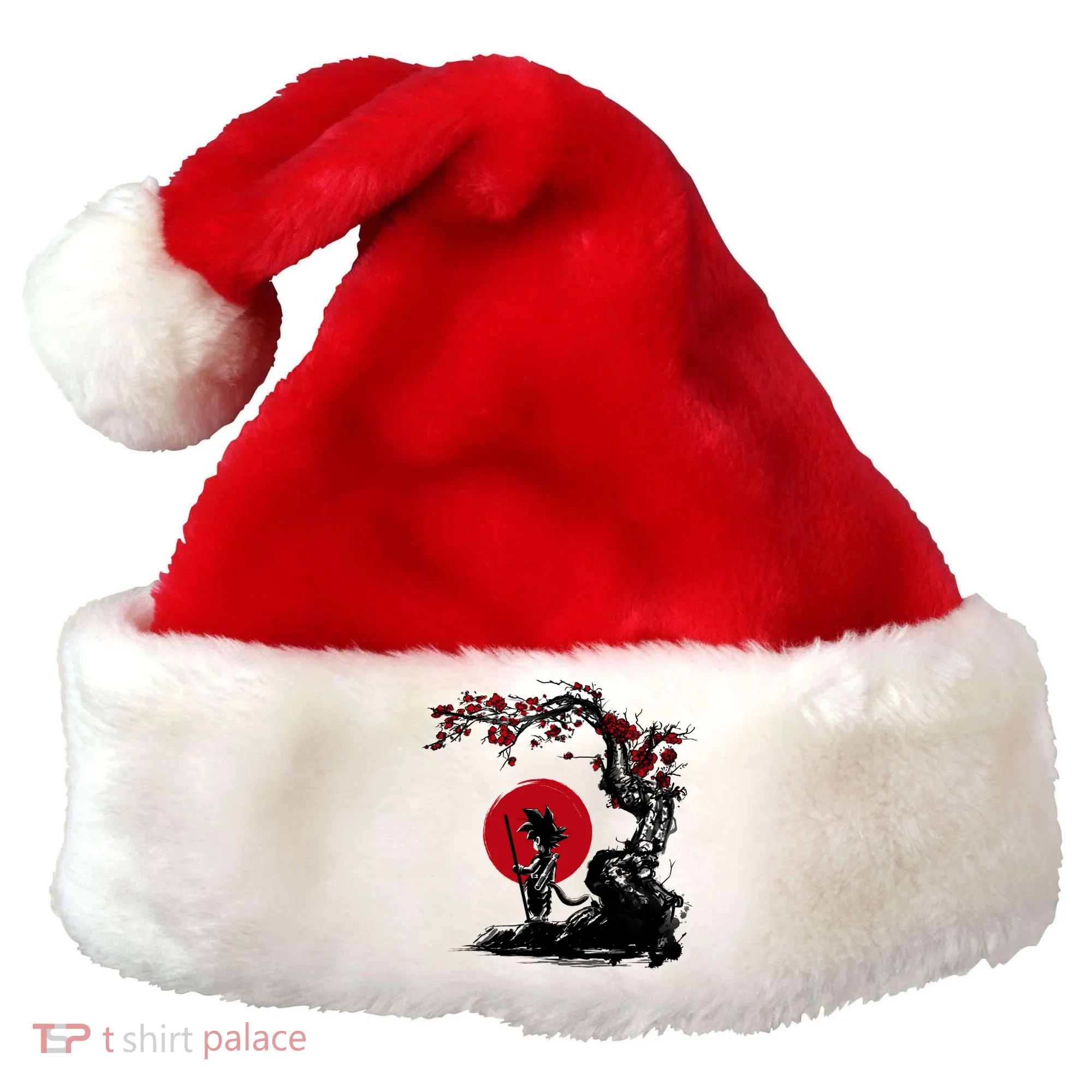 Japanese Sunset Style Santa Hat